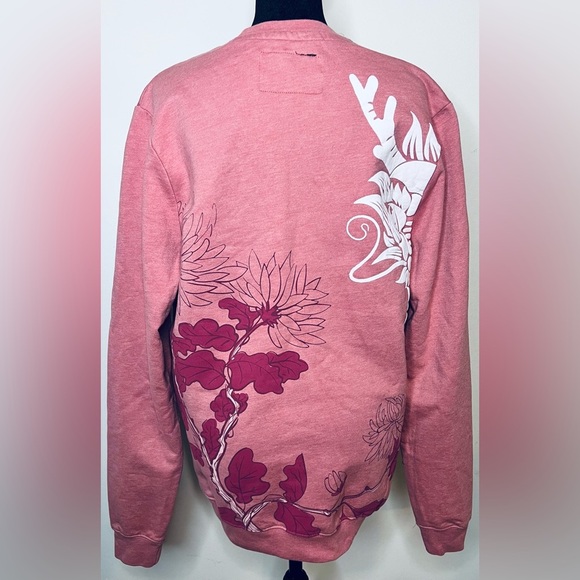 Men’s Blind Rooster “Ruthless” pink crewneck long sleeve sweatshirt. Medium EUC - Picture 7 of 11